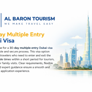 30 Days Multiple Entry Visa for Dubai