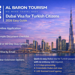 Dubai visa for Turkish citizens 2026