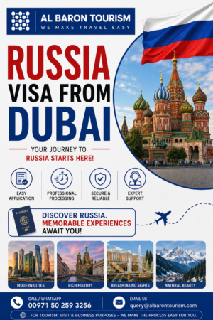 Russia visa from Dubai