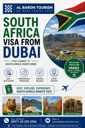 South Africa visa from Dubai
