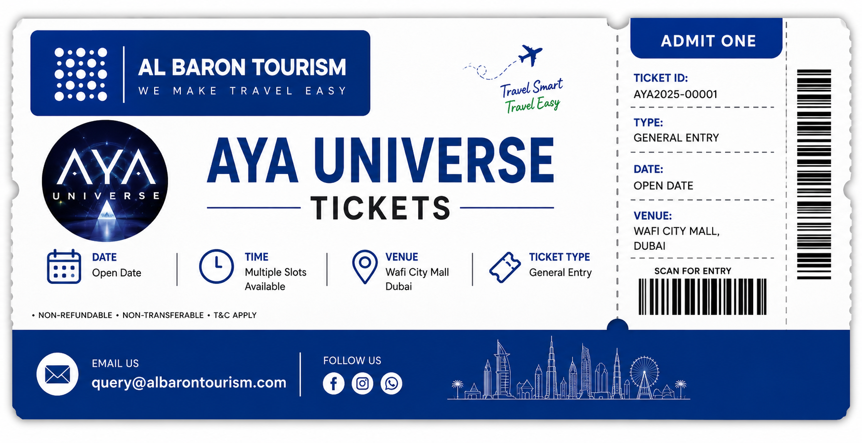 AYA Universe Dubai Tickets